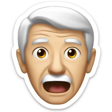 old man yells at fastapi sticker