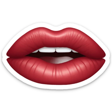 Lipstick Kiss mark sticker