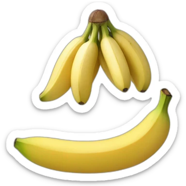 Kackhaufen mit Banane sticker