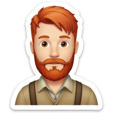 RED BEARD CANADIAN sticker