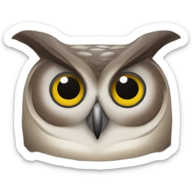 stoic owl sticker