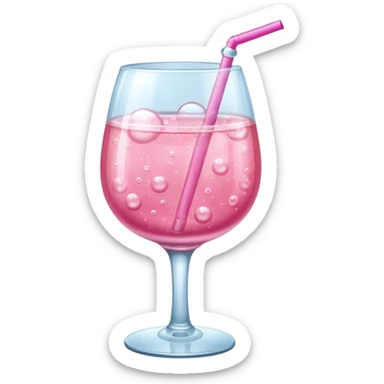 pink drinks sticker