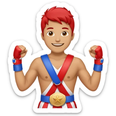 Red, White, and Blue Reigning Chamption sticker