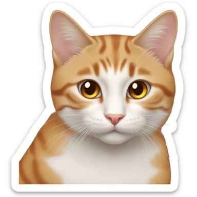 Gatos anaranjados sticker