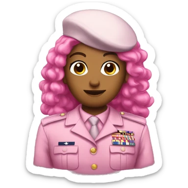 military pinkie sticker