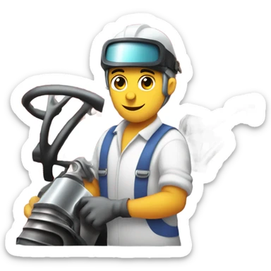 Welder welding roll cage racecar checkered flag sticker