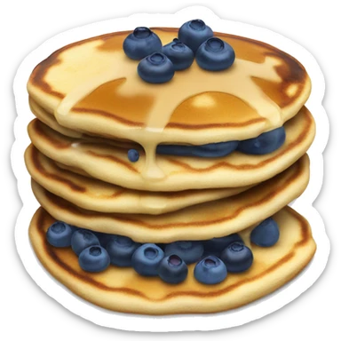 Blueberry pancakes  sticker