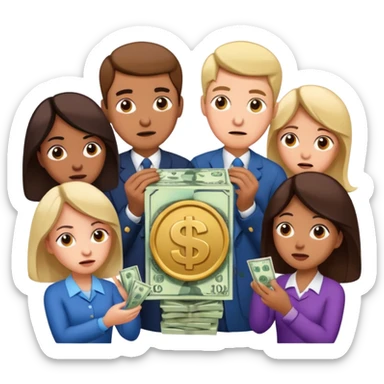 Most of them don’t even know what’s  the meaning of money sticker