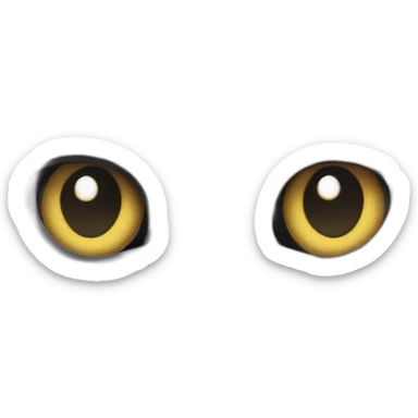 British Shorthair half face lurking sticker