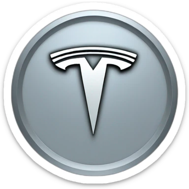 Tesla logo sticker