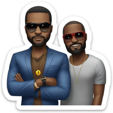 fally ipupa et ferre gola sticker