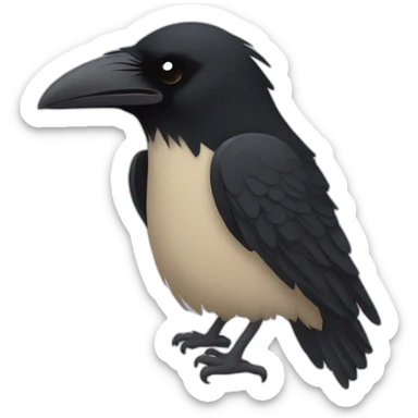 Raven left wing sticker