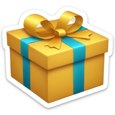 OPEN GIFT BOX sticker