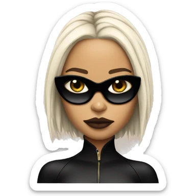  Zo Kravitz cat woman sticker