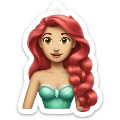 Ariel-princess sticker