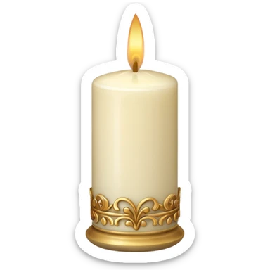 Decorative Wax Candle sticker
