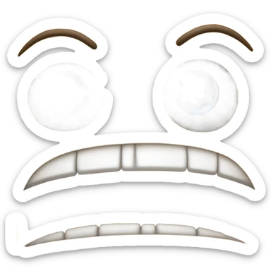 eye twitching emoji sticker