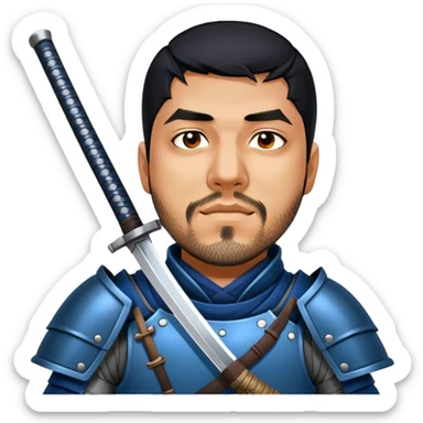 Samurai Defender sticker