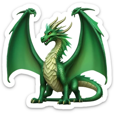 Dragon from the book fourth wing  sticker