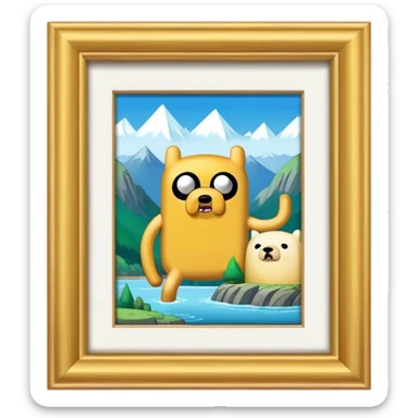 Adventure time sticker