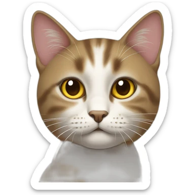 cat take survey sticker