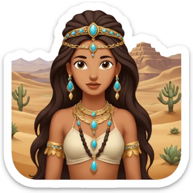 Wild Moroccan centaur woman sticker