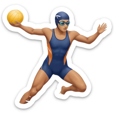 swimmer Athlete in Action sticker