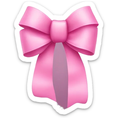 Pink bow  sticker