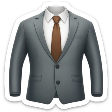 left half business suit, right half hawaian sticker