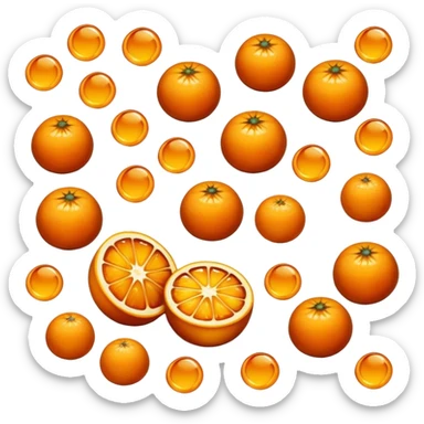 caramelized orange sticker