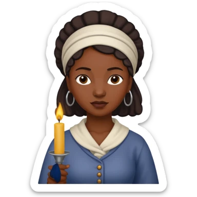 Candle Maker black woman sticker