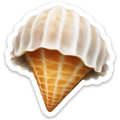 Cone shell sticker
