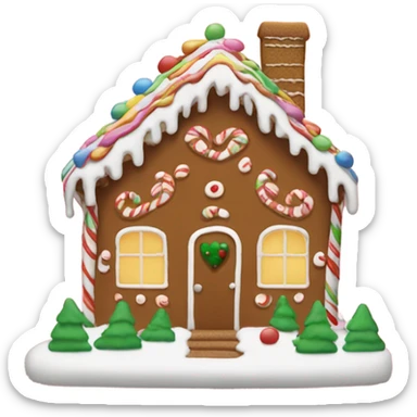 Lesbian gingerbread house sticker