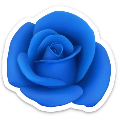 Rosa azul sticker