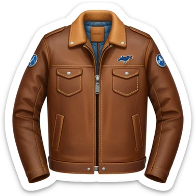 outer Mustang jacket sticker