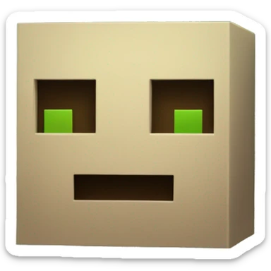 Minecraft Grass Block Logo sticker