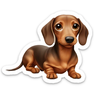 dachshund￼ sticker