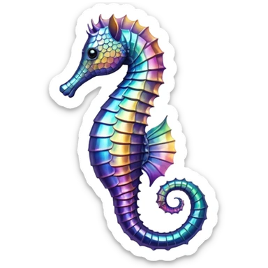 Seahorse emoji sticker
