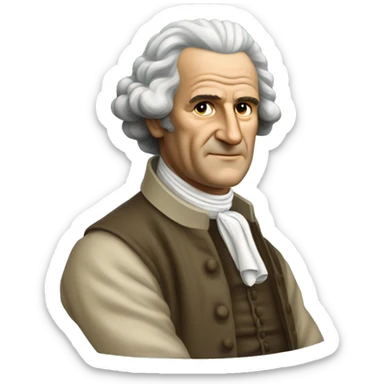 Jean-Jacques Rousseau, Genevan philosopher sticker