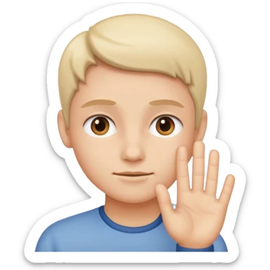 fingermouthing sticker