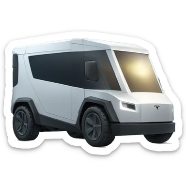 cyber truck tesla sticker