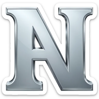 Etwas mit Dem Buchstaben N sticker