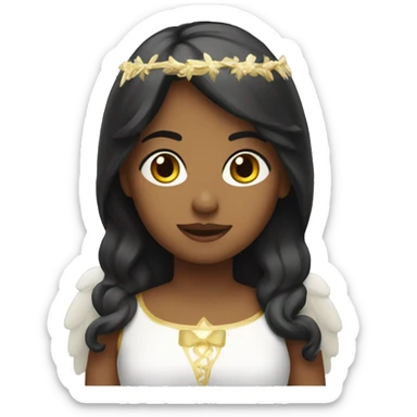 Angelitas ayudando sticker