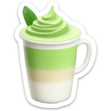 matcha latte sticker