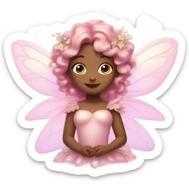 Pink fairy  sticker
