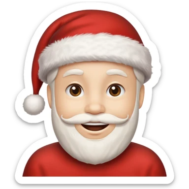 create a realistic emoji of a logistic person saying merry christmas sticker