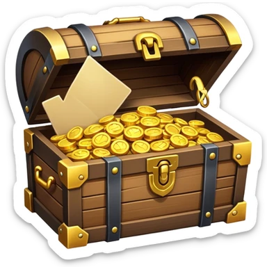 treasure, casual game, mobile game sticker
