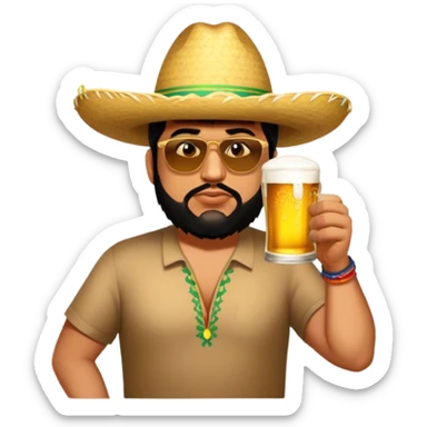 Cerveza Drinker sticker