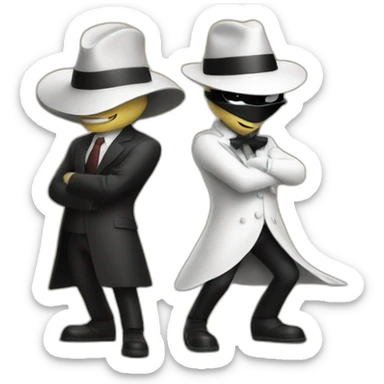 spy vs spy sticker