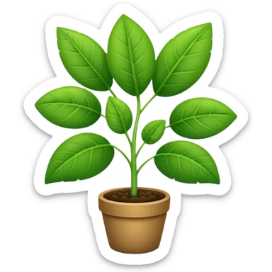 gardening plant sticker